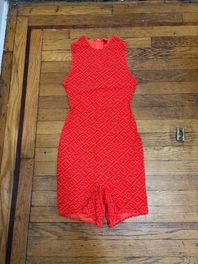 Fendi x Skims Red Logo Print Sleeveless Romper